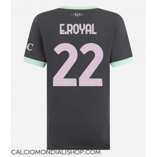 Maglie da calcio AC Milan Emerson Royal #22 Terza Maglia Femminile 2024-25 Manica Corta